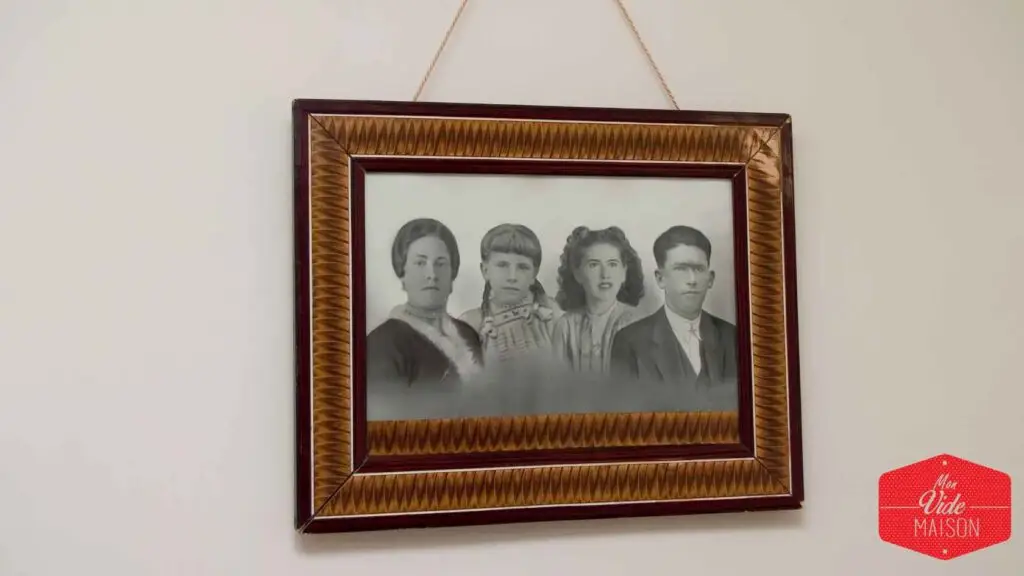 cadre portrait ancien
