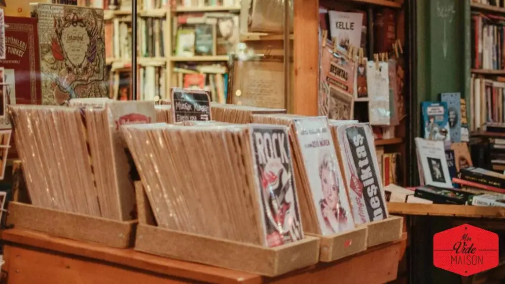 vinyles rares brocante