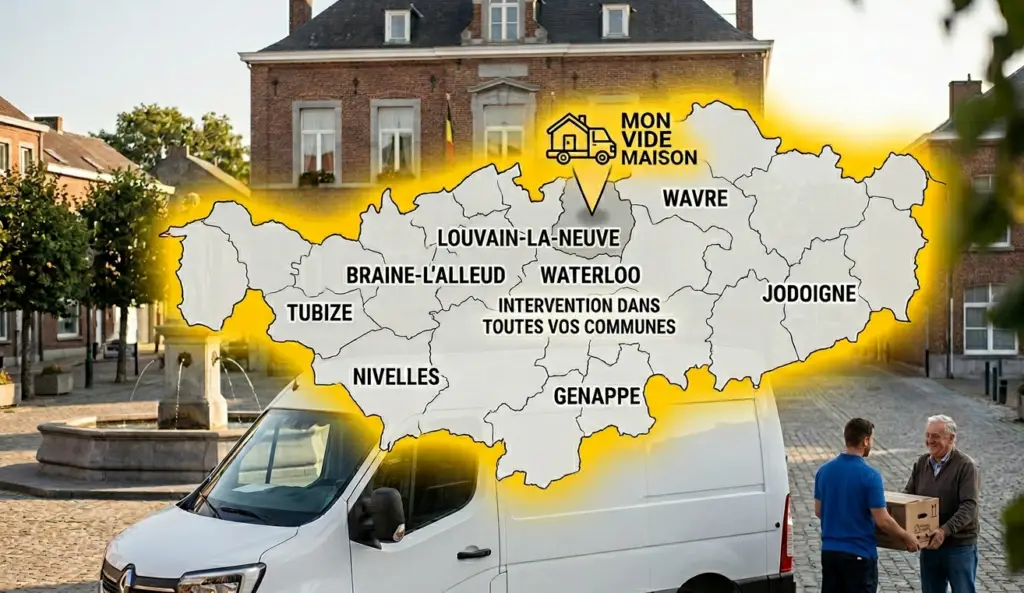 Vous devez vider une maison en Brabant